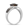 Thumbnail Image 3 of Le Vian Desert Diamonds Emerald-Cut Chocolate Quartz Ring 1/2 ct tw 14K Vanilla Gold