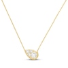 Thumbnail Image 1 of KAY Lab-Grown Diamonds Tilted Teardrop Necklace 1/3 ct tw 10K Yellow Gold 18"