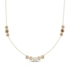 Thumbnail Image 1 of Desert Diamonds Bezel-Set Station Necklace 1 ct tw 10K Yellow Gold 18"