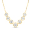 Thumbnail Image 1 of KAY Lab-Grown Diamonds Graduated Seven-Stone Necklace 1/2 ct tw 10K Yellow Gold 18"