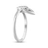 Thumbnail Image 2 of KAY Lab-Grown Diamonds Dangle Heart Charm Ring 1/20 ct tw Sterling Silver