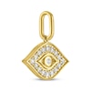 Thumbnail Image 2 of STUDIO BY KAY Lab-Grown Diamond Evil Eye Charm 1/10 ct tw 24K Yellow Gold Vermeil Sterling Silver