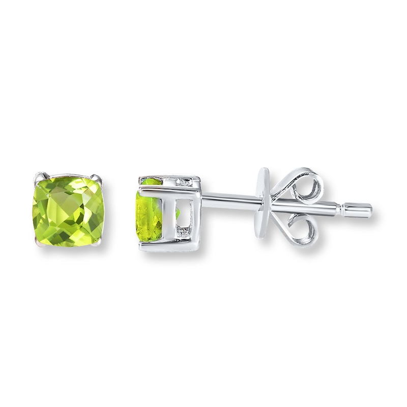 Main Image 1 of Peridot Earrings Sterling Silver