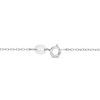Thumbnail Image 3 of Aquamarine Heart Necklace Sterling Silver