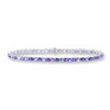 Thumbnail Image 0 of Tanzanite and Amethyst Bracelet Sterling Silver