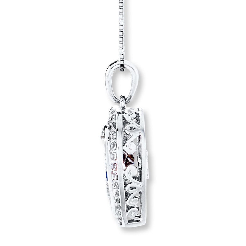 Main Image 2 of Unstoppable Love Necklace Amethyst Sterling Silver