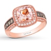 Thumbnail Image 1 of Le Vian Morganite Ring 1/3 ct tw Diamonds 14K Strawberry Gold