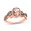 Thumbnail Image 1 of Le Vian Morganite Ring 1/2 ct tw Diamonds 14K Strawberry Gold