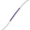 Thumbnail Image 1 of Amethyst Bracelet Sterling Silver