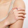 Thumbnail Image 2 of Amethyst Ring Diamond Accents 10K Rose Gold