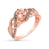 Thumbnail Image 0 of Le Vian Morganite Ring 1/3 ct tw Diamonds 14K Strawberry Gold