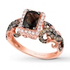 Le Vian Chocolate Quartz Ring 5/8 ct tw Diamonds 14K Gold