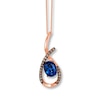 Thumbnail Image 0 of Le Vian Blue Topaz 1/5 ct tw Diamonds 14K Gold Necklace