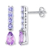 Thumbnail Image 0 of Amethyst/Tanzanite Earrings Sterling Silver