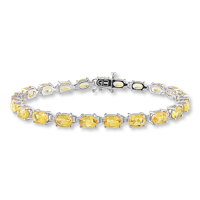 Main Image 1 of Citrine Bracelet Sterling Silver
