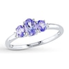 Thumbnail Image 1 of Tanzanite Ring Diamond Accents 10K White Gold