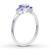 Thumbnail Image 2 of Tanzanite Ring Diamond Accents 10K White Gold