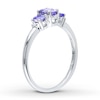 Thumbnail Image 1 of Tanzanite Ring Diamond Accents 10K White Gold