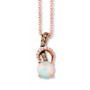 Thumbnail Image 0 of Le Vian Opal Necklace with Diamonds in 14K Strawberry Gold