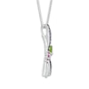 Thumbnail Image 2 of Dragonfly Necklace Multi-Gemstone Sterling Silver
