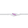 Thumbnail Image 1 of Amethyst Anklet Sterling Silver