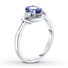 Thumbnail Image 2 of Tanzanite & White Topaz Ring Sterling Silver