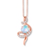 Thumbnail Image 0 of Le Vian Opal and 1/5 ct tw Diamond Necklace in 14K Strawberry Gold
