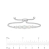 Thumbnail Image 2 of Lab-Created Opal Bolo Bracelet Sterling Silver