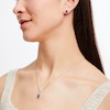 Thumbnail Image 2 of Amethyst Boxed Set 1/10 ct tw Diamonds Sterling Silver