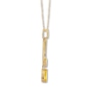 Thumbnail Image 2 of Citrine Necklace with Diamonds 10K Yellow Gold