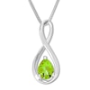 Thumbnail Image 1 of Peridot Necklace Sterling Silver