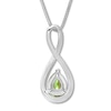 Thumbnail Image 4 of Peridot Necklace Sterling Silver