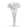 Thumbnail Image 2 of Lab-Created Opal/Lab-Created White Sapphire Ring St. Silver