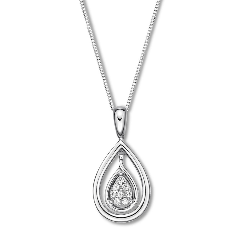 Main Image 3 of Convertible Amethyst Necklace Sterling Silver