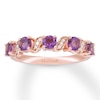 Thumbnail Image 0 of Le Vian Amethyst & Diamond Ring 14K Strawberry Gold