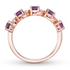 Thumbnail Image 2 of Le Vian Amethyst & Diamond Ring 14K Strawberry Gold