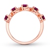 Thumbnail Image 2 of Le Vian Rhodolite Garnet Ring with Diamonds 14K Strawberry Gold