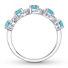 Thumbnail Image 2 of Le Vian Aquamarine Ring with Diamonds 14K Vanilla Gold