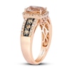 Thumbnail Image 2 of Le Vian Morganite Ring 5/8 ct tw Diamonds 14K Strawberry Gold