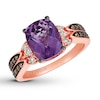 Thumbnail Image 1 of Le Vian Amethyst Ring 3/8 ct tw Diamonds 14K Strawberry Gold