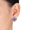 Thumbnail Image 1 of Amethyst & Tanzanite Earrings Sterling Silver