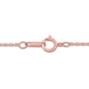 Thumbnail Image 3 of Blue Topaz & Black Diamond Necklace 10K Rose Gold