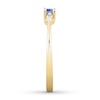 Thumbnail Image 3 of Tanzanite Ring White Topaz 10K Yellow Gold