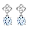 Thumbnail Image 1 of Blue & White Topaz Earrings Sterling Silver