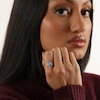 Thumbnail Image 2 of Blue & White Topaz Ring Sterling Silver