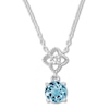 Thumbnail Image 0 of Blue & White Topaz Necklace Sterling Silver