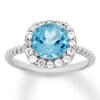 Thumbnail Image 0 of Blue & White Topaz Ring Sterling Silver