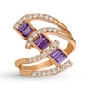 Thumbnail Image 0 of Le Vian Amethyst Ring 1/2 ct tw Diamonds 14K Strawberry Gold