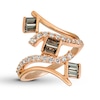 Thumbnail Image 1 of Le Vian Chocolate Quartz Ring 1/2 ct tw Diamonds 14K Gold