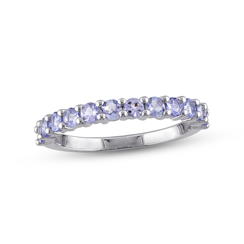 Main Image 1 of Tanzanite Stackable Ring Sterling Silver